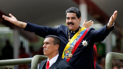 Venezuela's President Nicolas Maduro, seen here during a military parade commemorating the country's Independence Day in Caracas, called the vote despite months of protests and international criticism (AP Photos/Ariana Cubillos)