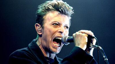 David Bowie performs in Vienna in 1996. (Leonhard Foeger/Reuters)