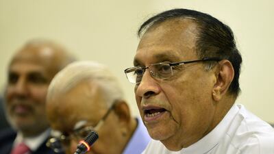 Sri Lanka's parliament speaker Karu Jayasuriya. AFP