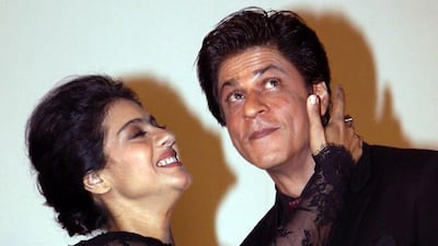Shah Rukh Khan and Kajol have starred together in 12 films. Their latest movie, Dilwale, is out in the UAE on December 17. AFP photo
