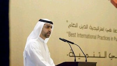 "The strategy is ready and we are in the process of sending it to the cabinet for approval," says Younis Al Khouri, the director general of the Ministry of Finance, seen here in 2010. Lauren Lancaster / The National