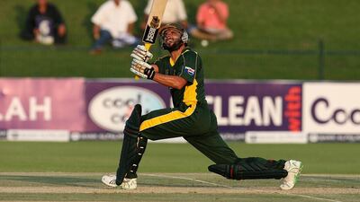 Cricket fans in the UAE have become accustomed to watching Shahid Afridi and his Pakistan teammates in action. Pawan Singh / The National