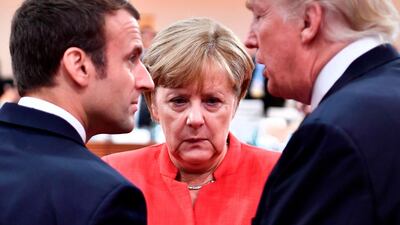 The bottom line in the hours after the announcement for the Europeans is the immediate effect on European business dealings with Iran. AFP/John MACDOUGALL