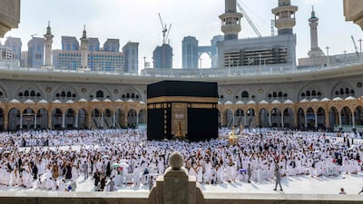 Umrah is a pilgrimage to Makkah that can be performed at any time of year, unlike Hajj. AFP