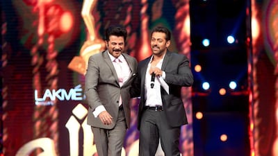 Salman Khan and Anil Kapoor. Ravindranath K / The National