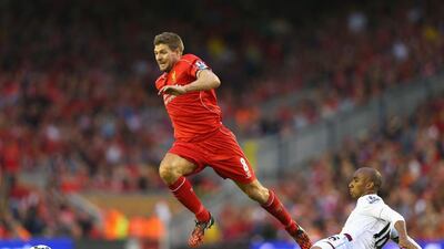 7) Steven Gerrard (Liverpool) 92 assists in 504 games. Getty