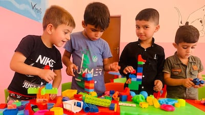 Nadia's Initiative runs kindergartens in Sinjar, Iraq