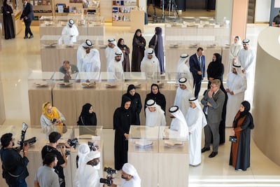The exhibition features 50 rare manuscripts from various fields. Photo: House of Wisdom