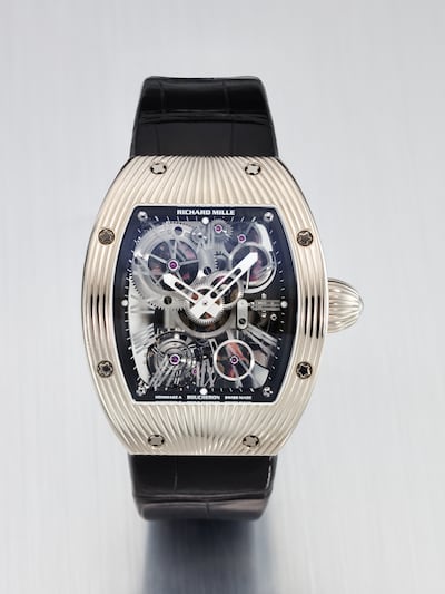 Richard Mille Unique RM 018 “Hommage A Boucheron” from 2008. Photo: Christie's