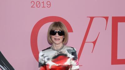 Editor-in-chief of Vogue Anna Wintour arrives for the 2019 CFDA fashion awards at the Brooklyn Museum in New York City on June 3, 2019. Reuters