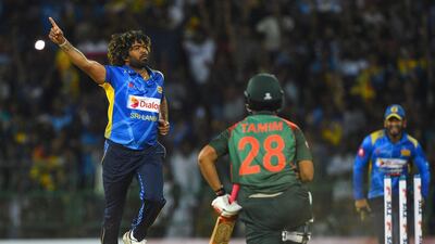 Whether it was by bowling his famous yorkers or bouncers, the right-arm fast bowler was effective with the ball against left-handed batsmen as much as the right-handers. Ishara S Kodikara / AFP