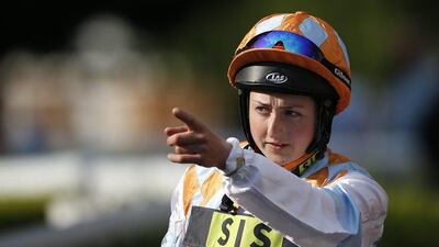 Gina Mangan was originally set to ride rank outsider Diore Lia before the British Horseracing Authority intervened. Alan Crowhurst / Getty Images