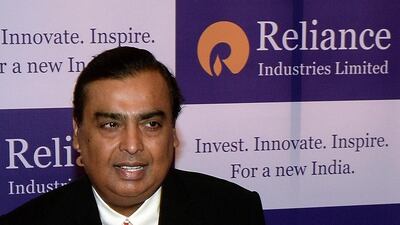 Mukesh Ambani's net worh has soared to $61 billion this year. AFP
