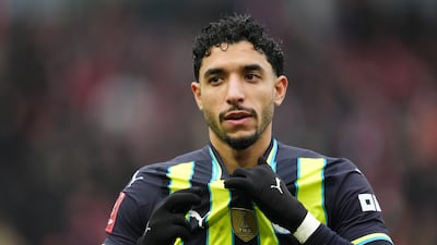 Omar Marmoush is yet to open his Manchester City account since moving to England last month. PA