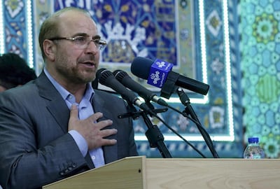 Mohammad Bagher Ghalibaf. EPA