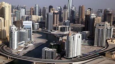 The rise in inflation reflects a recovery in the property market, especially in Dubai, where rents are estimated by the property broker CBRE to have jumped by more than 30 per cent over the past year. Marwan Naamani / AFP