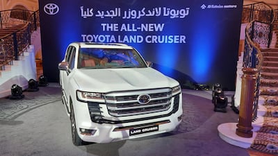 The new LC300 in the lobby of the Waldorf Astoria in Ras Al Khaimah.