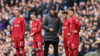 Roberto Firmino (Jota, 69) - 5. Failed to have a sniff after coming on as Manchester City were already in full flow. Getty
