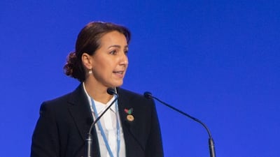 Minister of Climate Change and Environment Mariam Al Mheiri said 'food and agriculture systems play a pivotal role' in tackling climate change Photo: Ministry of Climate Change and Environment