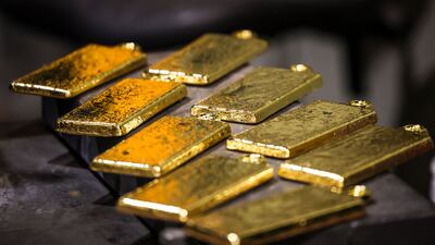 Gold bars have been exempted from US tariffs. AFP
