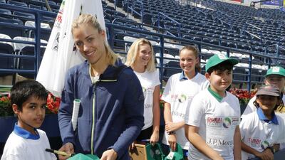 Angelique Kerber. Courtesy Dubai Duty Free Tennis Championships