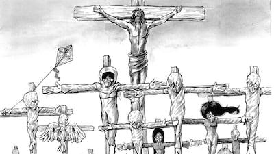 Sabaaneh’s new book 'Palestine in Black and White' is a collection of his cartoons conceived during the five torturous months he spent as a political prisoner in an Israeli jail in 2013