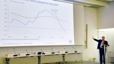 US-China trade tensions have hurt air cargo markets in 2019, Andrew Matters, deputy chief economist at Iata, said in Geneva during the trade body's annual media gathering.