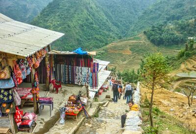 A small hill tribe village in Sapa. Photo: Ronan O'Connell