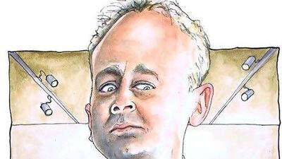 Chris Spellers Illustration by Christopher Burke, for The National