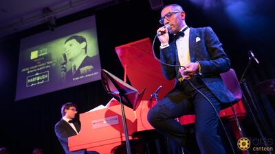 Ahmed Harfoush says performing Abdel Halim Hafez's songs is no easy feat. Photo by Arts Canteen.