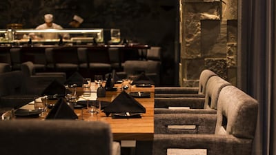 The interiors at Katana emit a cool vibe with its contemporary and trendy decor. Courtesy Katana
