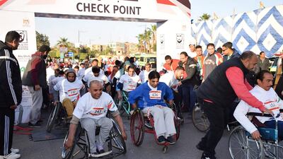 The 6th edition of the Zayed Charity Marathon kicked-off today in the Egyptian city of Suez. The marathon is being held under the patronage of His Highness Sheikh Mohamed bin Zayed Al Nahyan, Crown Prince of Abu Dhabi and Deputy Supreme Commander of the UAE Armed Forces. Monies raised during the marathon will be donated to Cairo University's National Cancer Institute. WAM/Nour Salman