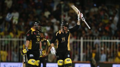 England imited overs captain Eoin Morgan, right, led Kerala Kings to the T10 League title in the inaugural edition. Francois Nel / Getty Images