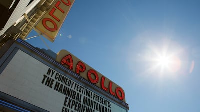 The Apollo Theatre in Harlem, NYC. Tagger Yancey/NYC & Company