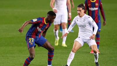 SUB: Ilaix Moriba 6 (On for Dest after 68'). Quick in the centre and a big talent for the future. Compared with a young Paul Pogba. Reuters