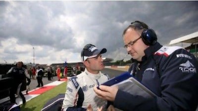 Last season, Tom McCullough was paired with Rubens Barrichello but this year, he's leading Bruno Senna. Andrew Ferraro / LAT Photographic