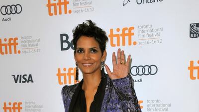 Halle Berry, in Roberto Cavalli, attends the premiere of 'Cloud Atlas' during the 37th annual Toronto International Film Festival in Toronto, Canada, on September 8, 2012. EPA