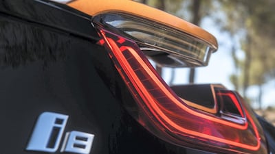 The "i" in its name denotes its hybrid capabilities. BMW