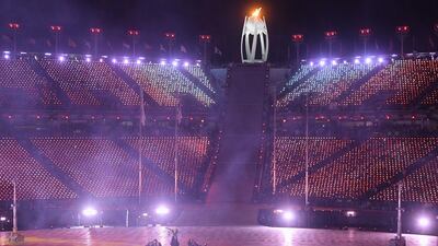 South Korean K-pop singer CL performs during the Closing Ceremony of the PyeongChang 2018 Winter Olympic Games at PyeongChang. David Ramos / Getty