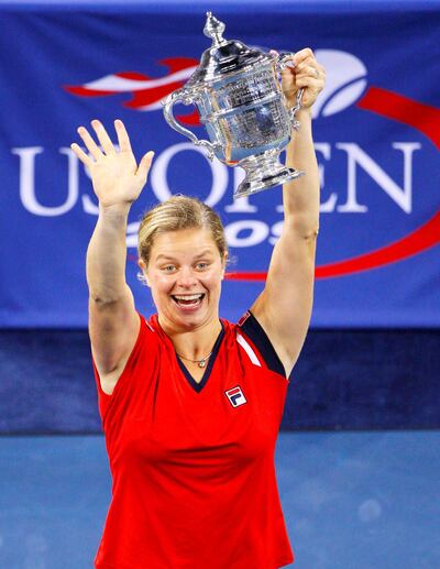 Serena Williams can join Margaret Court, Kim Clijsters, pictured, and Evonne Goolagong as the only mothers to win grand slam singles titles. Reuters