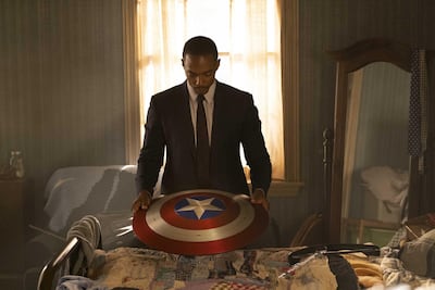 Anthony Mackie as The Falcon seemed to take over the Captain America mantle at the end of 'The Falcon and the Winter Soldier'. Chuck Zlotnick / Marvel Studios