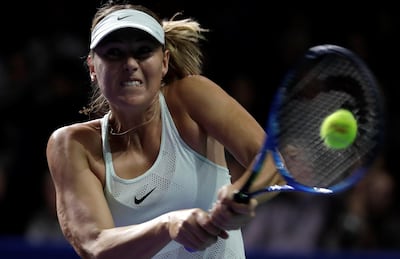 Maria Sharapova lost in her first competitive match in her native Russia since returning from the doping ban. Tatyana Makeyeva / Reuters