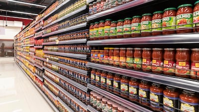 Find familiar brands on the shelves.