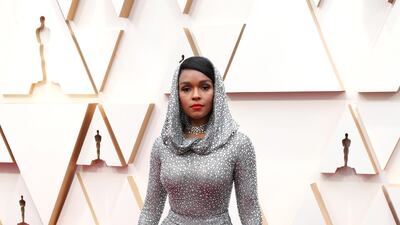Janelle Monae, in Ralph Lauren, attends the 92nd annual Academy Awards on February 9, 2020. EPA