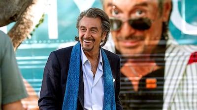 Al Pacino in Danny Collins, a film about a rock star who is disappointed in the way his career has played out and ends up re-evaluating his life. Pacino says at this stage of his career he only wants to do roles he can connect to. Courtesy Big Indie Pictures