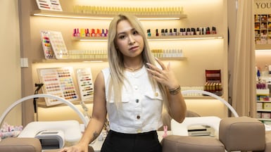 Nguyen Phuong Anh does not earn a salary as she reinvests in her business, Beauty by Fullah. Antonie Robertson / The National
