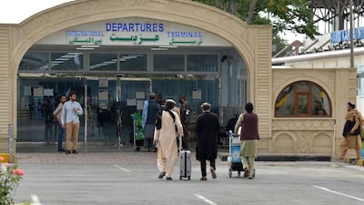 Many were being turned back before they even reached Kabul international airport. AFP