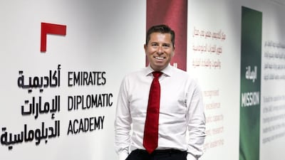 Tom Fletcher is also lecturing at New York University Abu Dhabi and conducting a review of the UK’s foreign office. Delores Johnson / The National