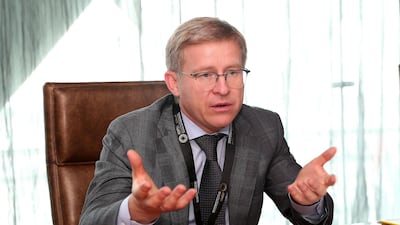 "Realistically the best way for us to start in the UAE is to start as a member of a consortium and from this base develop our presence further,” said Mr Vakovlev. Pawan Singh / The National