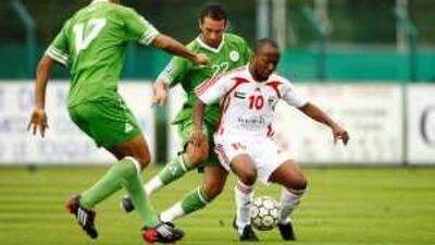 Katanec will look to striker Ismail Matar, right, to score the goals the UAE so desperately lack.